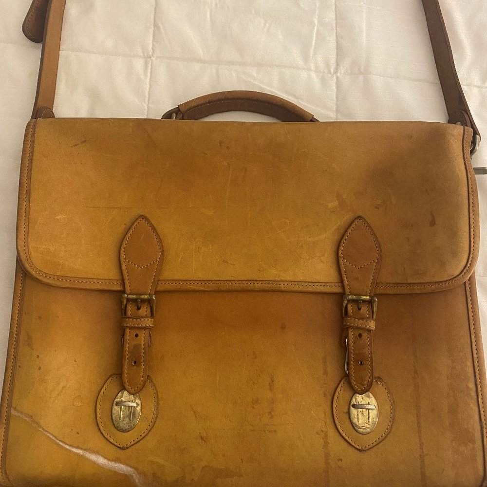 Bass & Co. Leather Briefcase